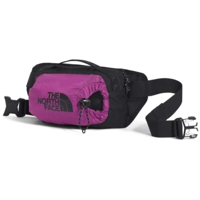 The North Face Bozer III-L Hip Pack Sling Bag Unisex Black Purple NWOT $44