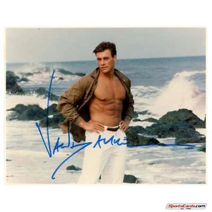Jean-Claude Van Damme Signed Auto 7.5x9.5 Photo BAS - Picture 1 of 2