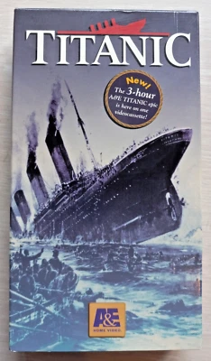 TITANIC - A&E 3 Hour Documentary VHS Video 1994 1997 - Image 1 of 4
