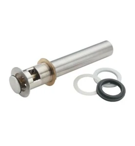 NUEVO California Faucets 9050-BNU 2 1/4" Estilo Táctil Pop-Up Drenaje Desbordamiento Níquel - Imagen 1 de 2