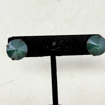 Pendientes Sabika Vivid Vienna Cristal Verde Redondos Invierno 2017 F/W 17 Pisos Foto 1 de 4