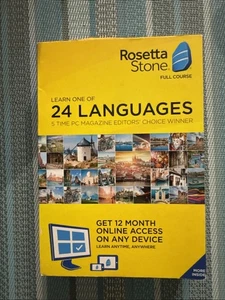 ROSETTA STONE LEARN 1 of 24 LANGUAGES - Picture 1 of 4