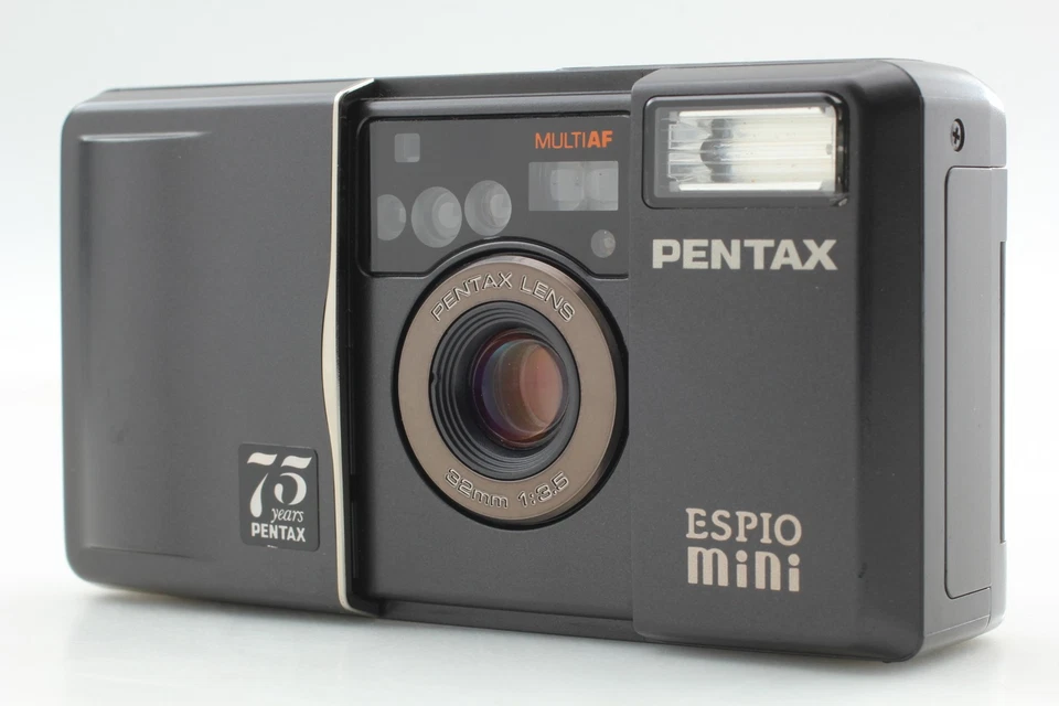 [Casi COMO NUEVA] Cámara fotográfica Pentax Espio Mini 75 años apuntar y disparar 35 mm de JAPÓN Foto 1 de 4