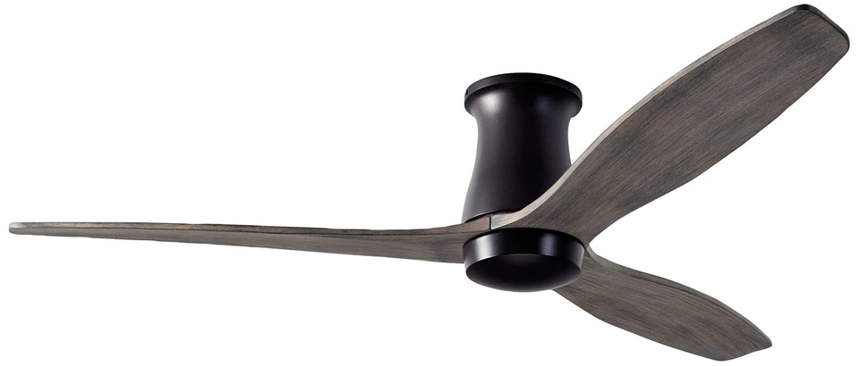 54" Modern Fan Arbor DC Bronze Graywash Hugger Ceiling Fan with Remote - Image 1 of 1