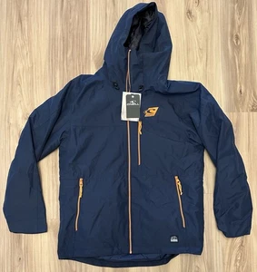 O'NEILL EXILE HOMBRE ESQUÍ SNOWBOARD CHAQUETA ABRIGO TALLA L AZUL 5056 TINTA NARANJA - Imagen 1 de 5