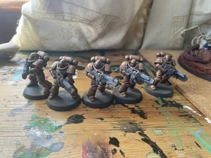 Warhammer 40K Space Marine Minotaurs Primaris Hellblasters Painted - Picture 1 of 1