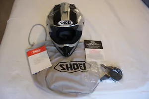 Shoei Hornet DS Dual Sport Helmet in Silver Medium Excellent - Picture 1 of 10