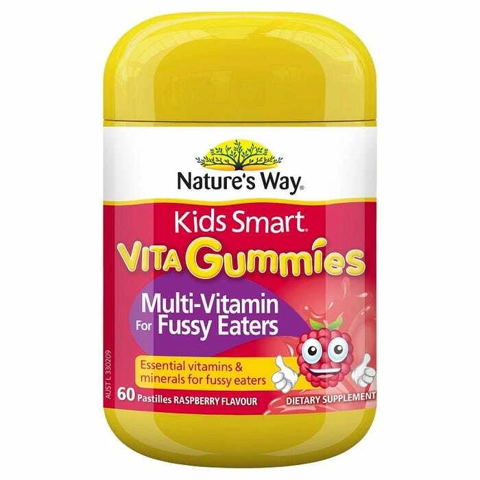 Gomitas Nature's Way Kids Smart Vita multivitamínicas para comedores quisquillosos años 60 Foto 1 de 1