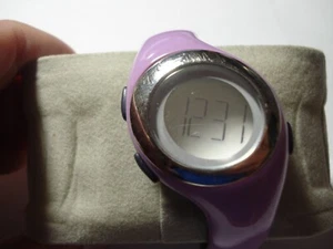NICE RARE NIKE SWOOSH TRIAX DIGITAL PURPLE/PINK WC0043 SPORTS WATCH PINK LIGHT - Picture 1 of 5