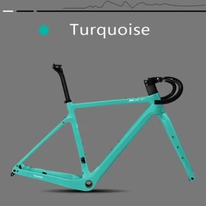 BXT Carbon Frame inner cable Bike Superlight 700C Gravel Frame Bicycle Frameset - Picture 1 of 29