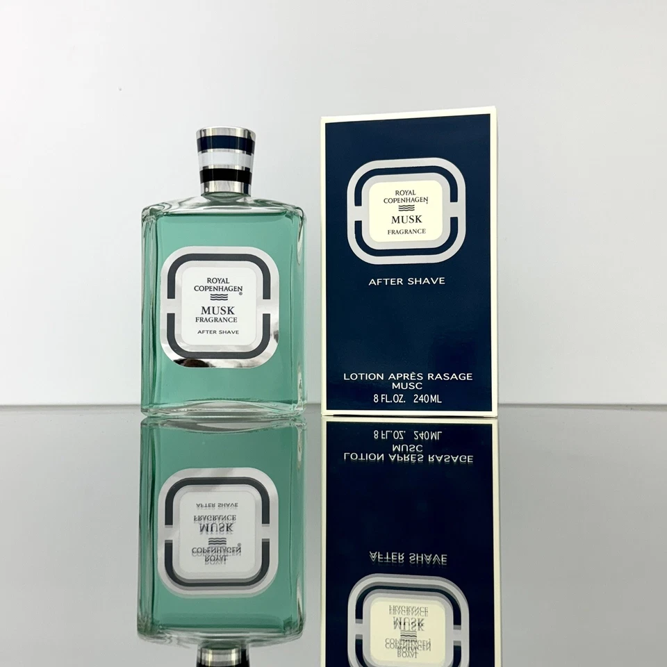 Royal Copenhagen FRAGANCIA ALMIZCLE Hombres After Shave por FIVE STAR 8oz Splash (HE45 Foto 1 de 2