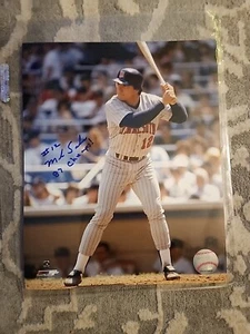 Photo File MLB Mark Salas Minnesota Twins Autograph 8x10 Photo - Picture 1 of 1