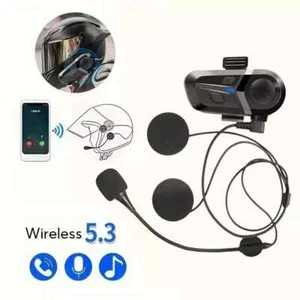 Interfono Moto Bluetooth 5.3 Casco Universale Wireless Auricolari Stereo - Bild 1 von 7