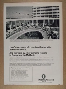 1969 Phoenicia Intercontinental Hotel Beirut pool photo vintage print Ad - Picture 1 of 1