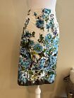 Heritage Collection by Bass Women’s White/Blue Floral Lined Skirt - Sz 10