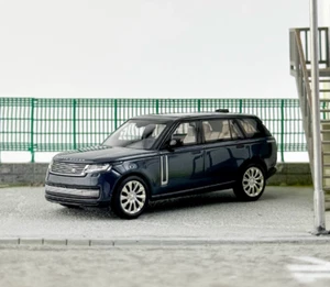 ZD LCD 1:64 Blue 2022 Range Rover Luxury SUV Sports Model Diecast Metal Car BN - Picture 1 of 8