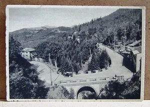 Abetone (m.1400) Ponte del Gomito [grande, b/n, viaggiata] - Picture 1 of 1