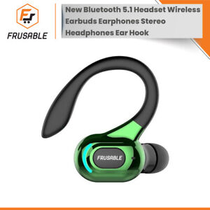 New Bluetooth 5.1 Headset Wireless Earbuds Earphones Stereo Headphones Ear Hook