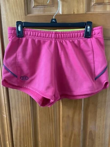 WOMEN'S Under Armour Semi-fitted Catalyst Shorts Size Medium M Pink.  D - Picture 1 of 5