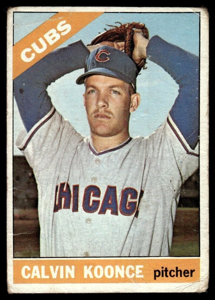 1966 Topps Baseball Card (Damaged) Calvin Koonce Chicago Cubs #278 - Image 1 of 2