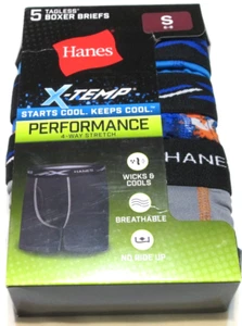 Slip boxer Hanes ragazzo X-TEMP TRASPIRANTE - TG S 6-8-5 PK - misto poliestere - nuovo con etichette - Foto 1 di 8