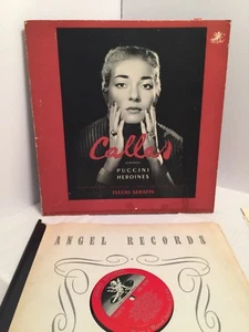 PUCCINI HEROINES lp Tullio Serafin Maria Callas Angel 35195 Vinyl Record Italy - Picture 1 of 6