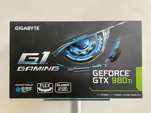 1x Retro Gigabyte G1 Gaming GTX 980 TI 6GB Graphics Card (SLI Ready) Mint in Box - Picture 1 of 8