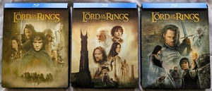 THE LORD OF THE RINGS Theatrical Trilogy Blu-ray + DVD 6-Disc Set in SteelBooks - Picture 1 of 13