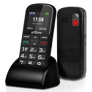 Artfone CS182 telefon dla seniorów czarny - Zdjęcie 1 z 5