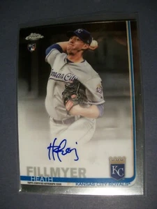 HEATH FILLMYER 2019 Topps Chrome AUTO RA-HF RC Royals - Picture 1 of 1