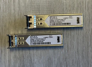 Lot of 2 Cisco SFP-GE-S= 10-2143-01 #M37-9 - Picture 1 of 3