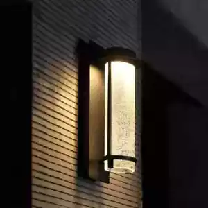 lutec Außenwandleuchte Bubble Glas Laterne 240V IP44 LED 17W warmweiß - Bild 1 von 6