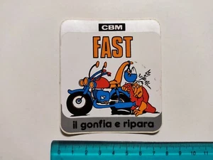 Klebstoff Fast Cbm Moto Sticker Autocollant Decal Vintage 80s Original - Bild 1 von 1