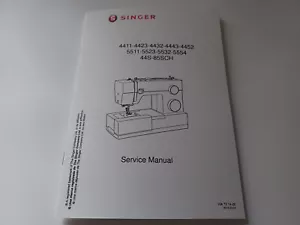 Singer 4452 Manuale di Servizio Riproduzione (Versione Rara) - Foto 1 di 10