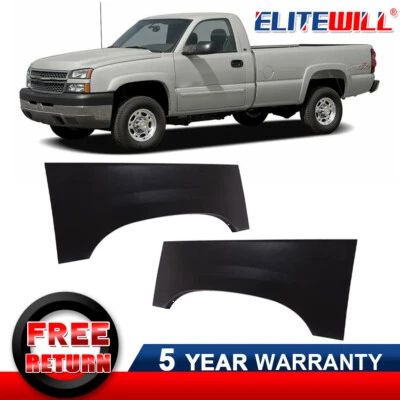 Wheel Arch Repair Panel Upper Rear Pair for 1999-2007 Chevy Silverado GMC Sierra - Image 1 of 4