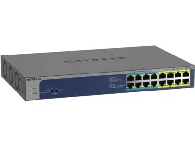 NETGEAR 16-Port Gigabit Ethernet Unmanaged PoE Switch (GS516UP) - with 8 x PoE+ - Image 1 of 4