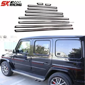 For 2019-2024 Benz G Class W464 G63 Dry Carbon Fiber Side Door Body Molding Trim - Foto 1 di 13
