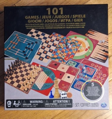 101 games Compendium Hardly Used. Chess Draughts Snakes N Ladders Etc VGC - Image 1 of 4