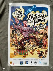 CHAUZY AFFICHE 9e FESTIVAL BD PERTUIS 1998 40 x 60 cm EN EXCELLENT ÉTAT - Bild 1 von 3