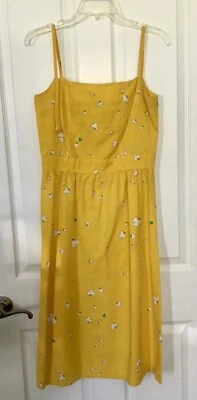 Vestido de Crucero Malia Honolulu Años 70 De Colección Hawaiano - Trébol Amarillo Firmado Talla 12 Foto 1 de 4