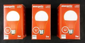 Energetic Watt EQ A19 LED Light Bulb 3 Pack - Picture 1 of 12