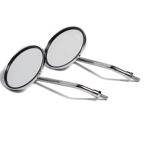 10 mm Universal Motorrad Moped Spiegel - Chrom - Bild 1 von 3