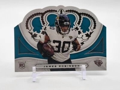 James Robinson ROOKIE CARD Die-Cut 2020 Panini Chronicles Crown Royale #CR-10 - Image 1 of 2