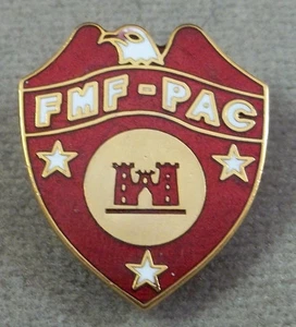 US Marine Corps Fleet Marine Force Pacific Engineer Battalion Unit Crest - Bild 1 von 3