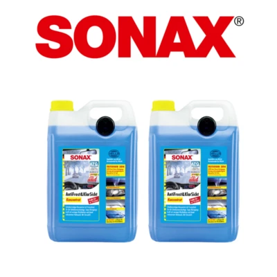 10 L Sonax Anti Gel & Transparent Concentré 332505 Dégivrage Clair Vue Citrus - Photo 1/3