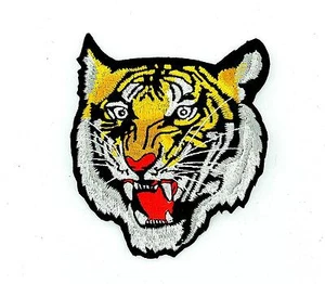 Patch patches embroidered iron on backpack biker tiger biker motorcycle - Picture 1 of 1
