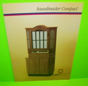 NSM Sound Master Compact Original 1981 German Phonograph Jukebox Music Flyer - Picture 1 of 3