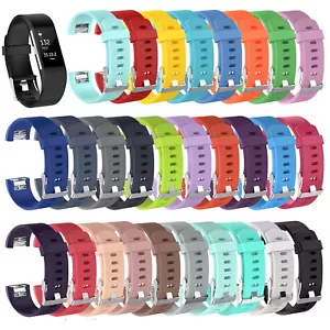 Replacement Silicone Rubber Band Strap Wristband Bracelet For Fitbit CHARGE 2 - Picture 1 of 32