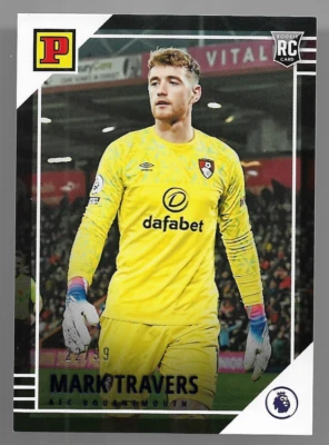 2022-23 Panini Chronicles Panini Premier League Blue Card : Mark Travers #22/99 - Image 1 of 2