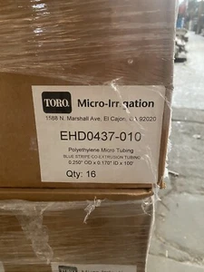 NUOVISSIMA MICROIRRIGAZIONE TORO EHD0437-010 100 FT. (16 PER LOTTO) - Foto 1 di 1